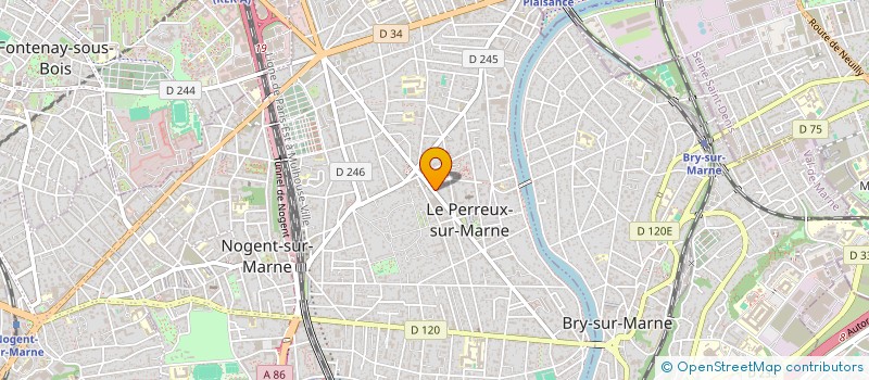 localisation de l'entreprise SCI LEGAMELI  LE PERREUX-SUR-MARNE