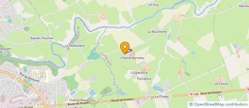 localisation de l'entreprise SCI LEGAR  LA PEYRATTE