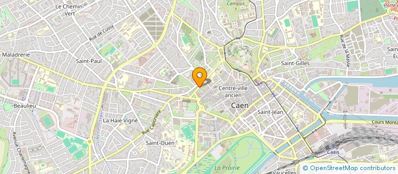 localisation de l'entreprise SCI LEGARDINIER à CAEN