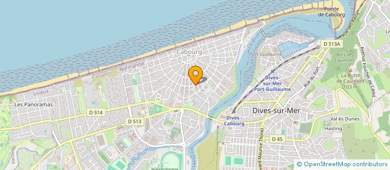 localisation de l'entreprise SCI LEGATELOIS IMMOBILIER  CABOURG