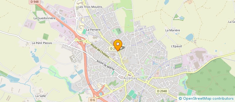 localisation de l'entreprise SCI LEGAY  AIZENAY