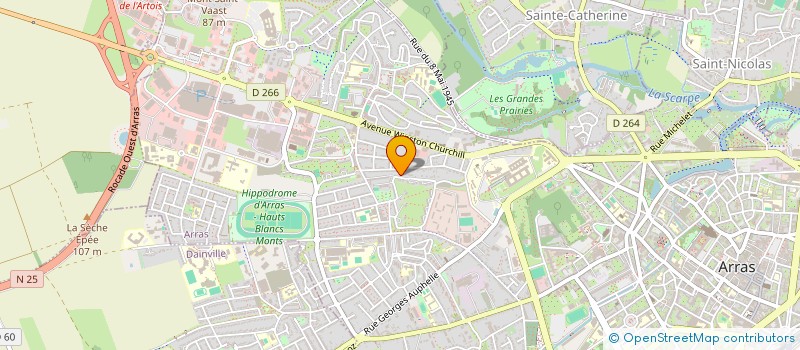 localisation de l'entreprise SCI LEGAY-CUVELLIER à ARRAS