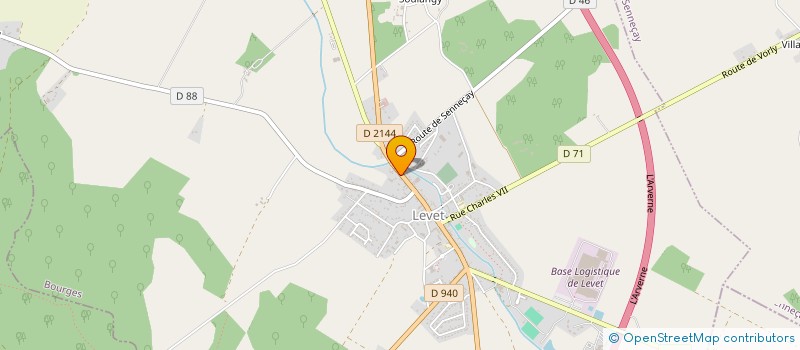 localisation de l'entreprise SCI LEGE  LEVET