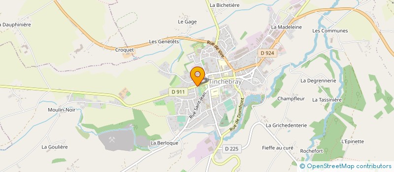 localisation de l'entreprise SCI LEGEARD INVESTISSEMENTS à TINCHEBRAY-BOCAGE