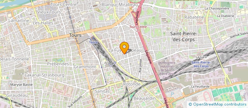 localisation de l'entreprise SCI LEGEAY  TOURS