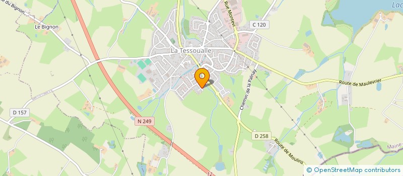 localisation de l'entreprise SCI LEGEAY  LA TESSOUALLE