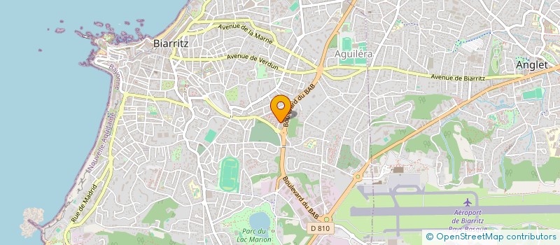localisation de l'entreprise SCI LEGELARI à BIARRITZ