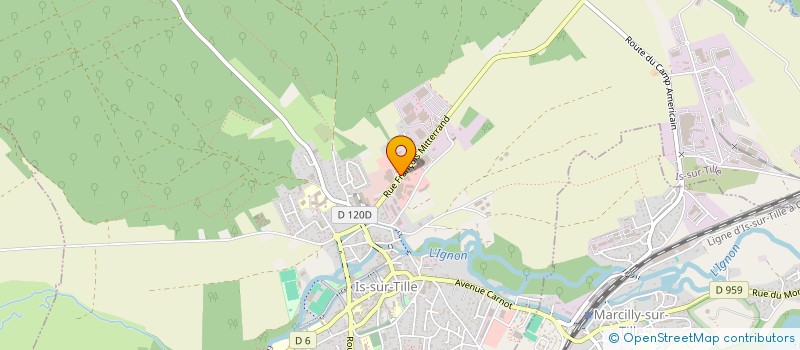 localisation de l'entreprise SCI LEGELEY DAVID à IS-SUR-TILLE
