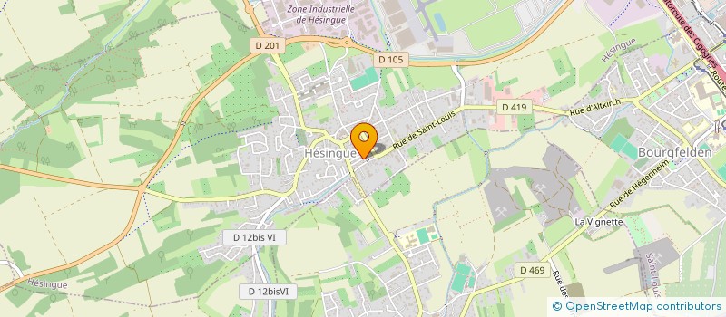 localisation de l'entreprise SCI LEGEND  HESINGUE