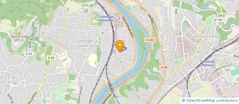 localisation de l'entreprise SCI LEGENDRE  COLLONGES-AU-MONT-D'OR