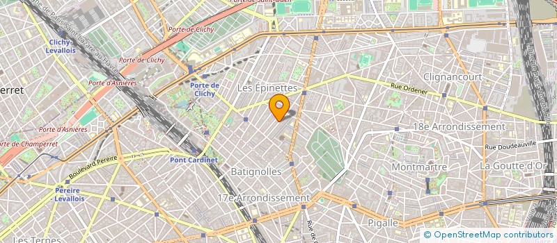 localisation de l'entreprise SCI LEGENDRE à PARIS