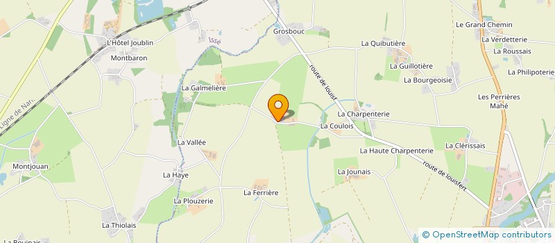 localisation de l'entreprise SCI LEGENDRE  MOISDON-LA-RIVIERE