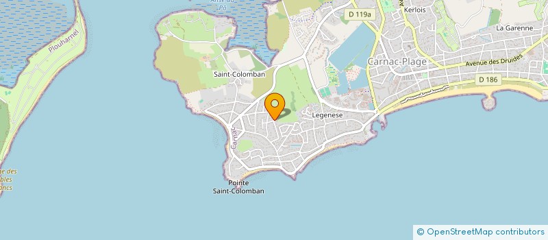 localisation de l'entreprise SCI LEGENESE  CARNAC