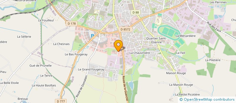 localisation de l'entreprise SCI LEGENESE  CARNAC