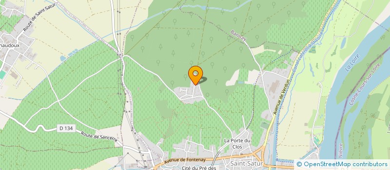 localisation de l'entreprise SCI LEGENT  SAINT-SATUR