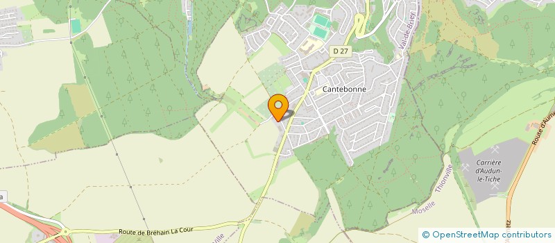 localisation de l'entreprise SCI LEGER  VILLERUPT