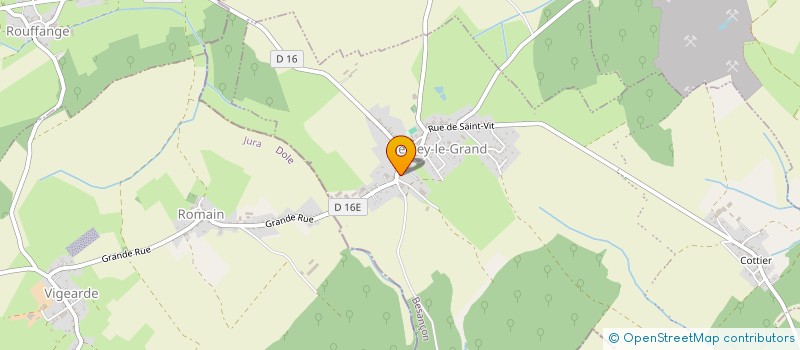 localisation de l'entreprise SCI LEGER  MERCEY-LE-GRAND