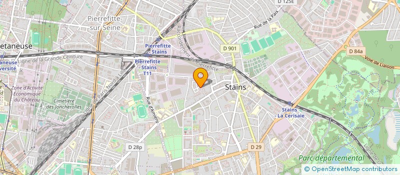 localisation de l'entreprise SCI LEGER à STAINS