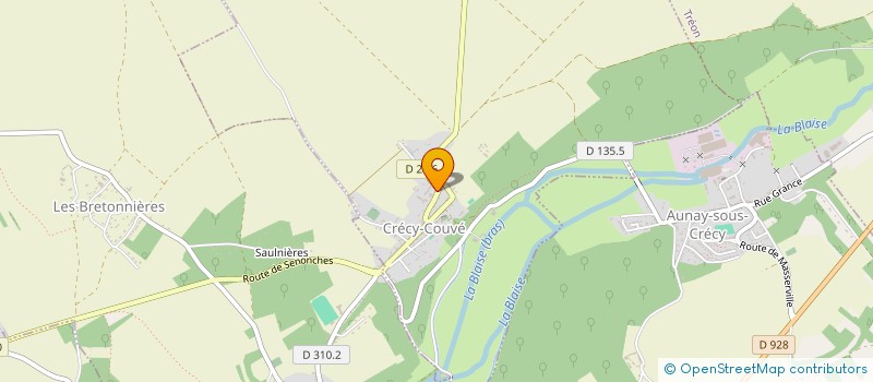 localisation de l'entreprise SCI LEGER à CRECY-COUVE