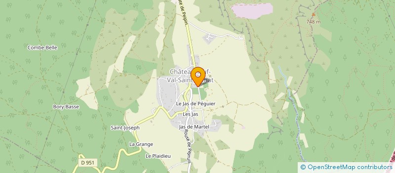 localisation de l'entreprise SCI LEGER CVSD  CHATEAUNEUF-VAL-SAINT-DONAT