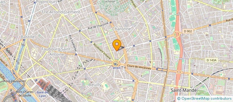 localisation de l'entreprise SCI LEGER-FRANCESCHI  PARIS