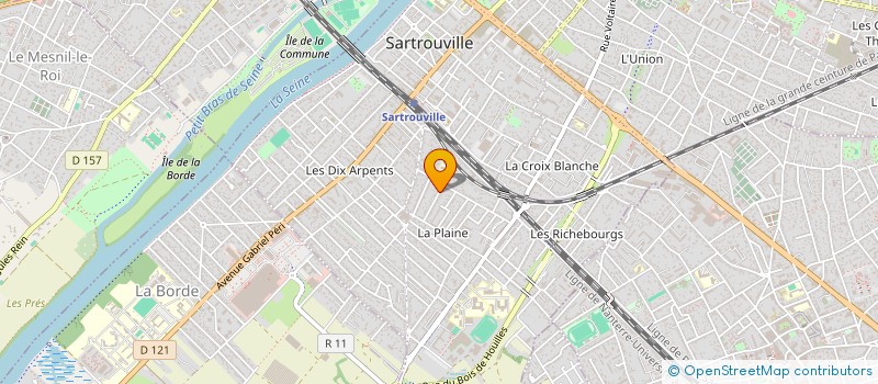 localisation de l'entreprise SCI LEGER LEBON  SARTROUVILLE