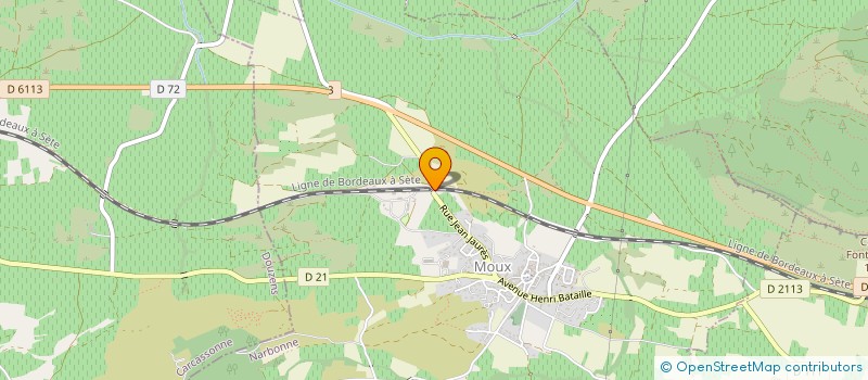 localisation de l'entreprise SCI LEGER-MACIA  CAPENDU