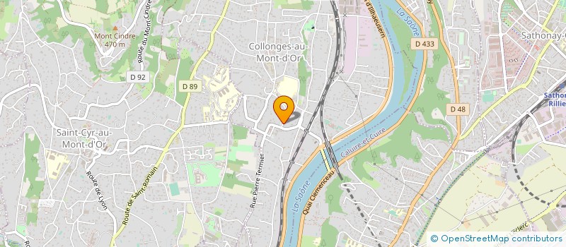 localisation de l'entreprise SCI LEGINVEST  COLLONGES-AU-MONT-D'OR