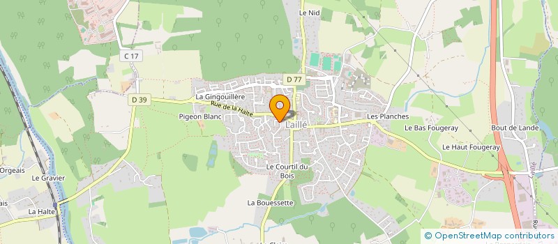 localisation de l'entreprise SCI LEGLE  LAILLE