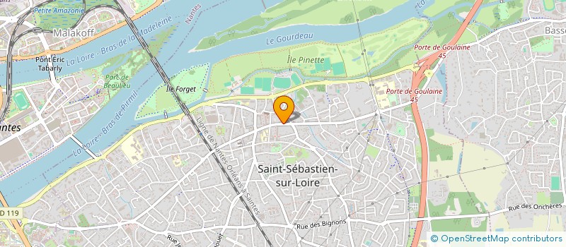 localisation de l'entreprise SCI LEGMAD à SAINT-SEBASTIEN-SUR-LOIRE