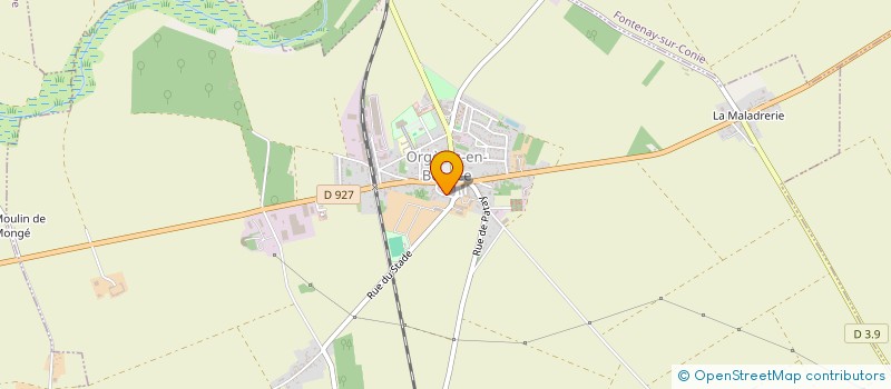 localisation de l'entreprise SCI LEGMI à ORGERES-EN-BEAUCE