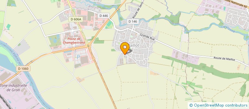 localisation de l'entreprise SCI LEGNO  MAILLOT