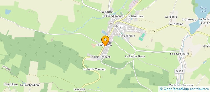 localisation de l'entreprise SCI LEGO  JUVIGNE