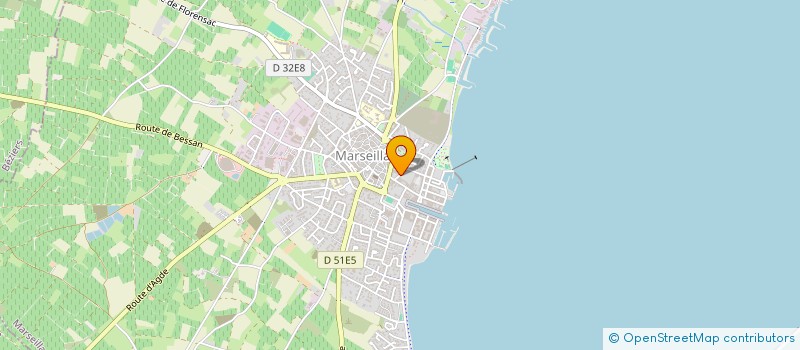 localisation de l'entreprise SCI LEGO à MARSEILLAN