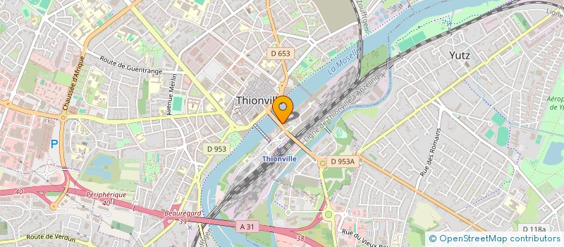 localisation de l'entreprise SCI LEGOBA à THIONVILLE