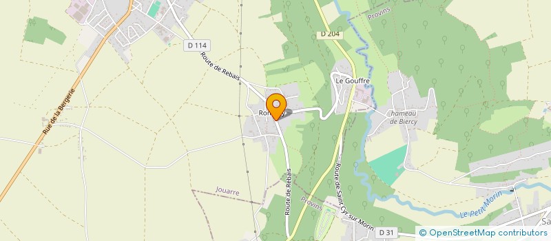 localisation de l'entreprise SCI LEGOUGE  JOUARRE