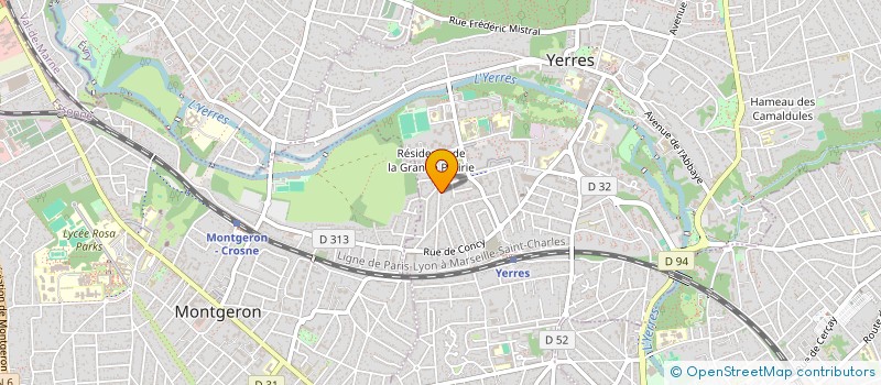 localisation de l'entreprise SCI LEGOUX  YERRES