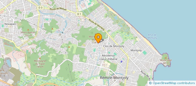 localisation de l'entreprise SCI LEGRAM  REMIRE-MONTJOLY