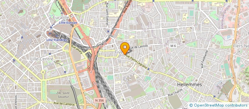 localisation de l'entreprise SCI LEGRAND à LILLE