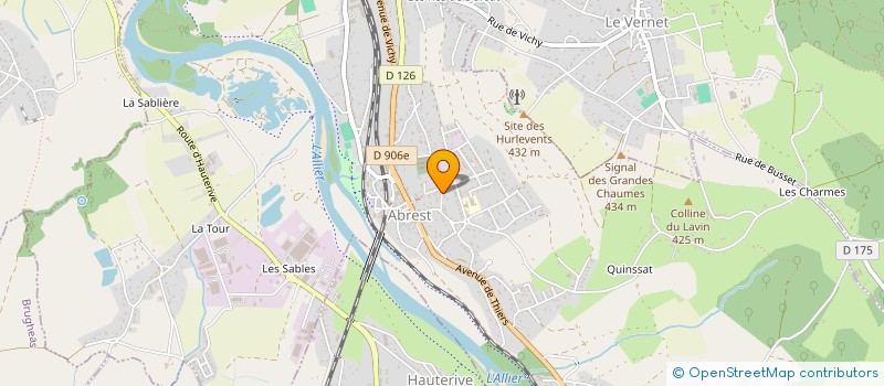 localisation de l'entreprise SCI LEGRAND  ABREST