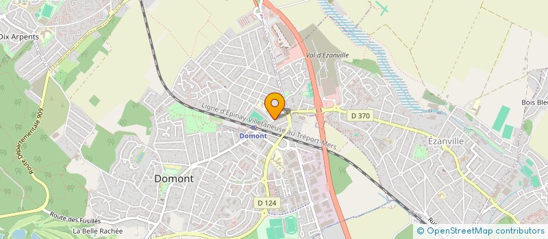 localisation de l'entreprise SCI LEGRAND  DOMONT