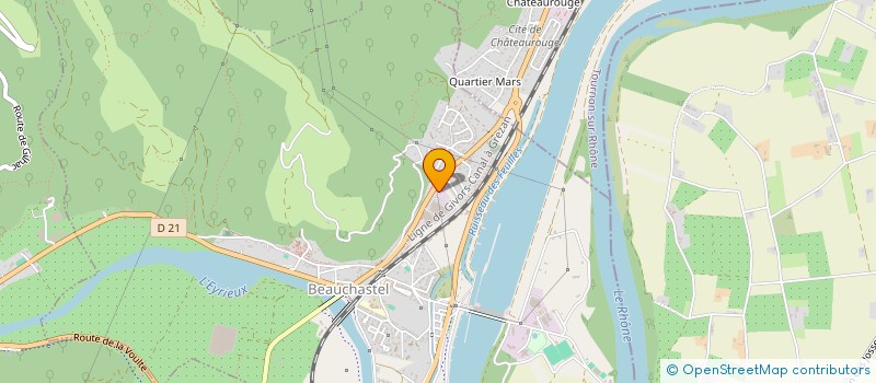localisation de l'entreprise SCI LEGRAND  BEAUCHASTEL