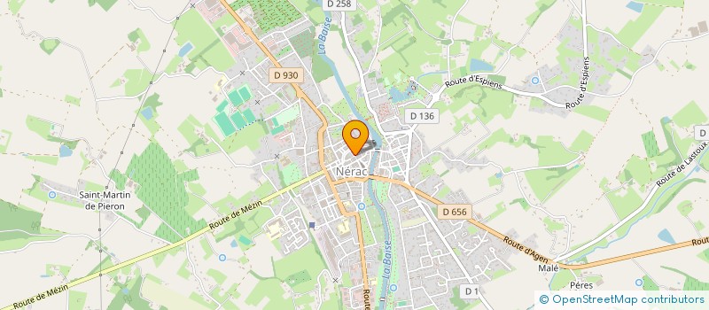 localisation de l'entreprise SCI LEGRAND  CALIGNAC