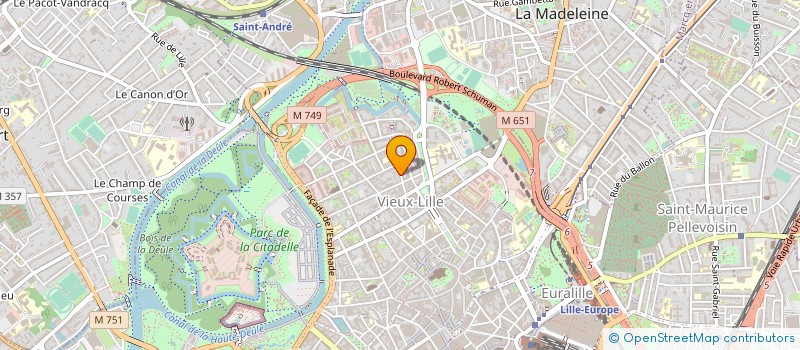 localisation de l'entreprise SCI LEGRAND CHEVALIER à LILLE
