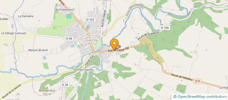 localisation de l'entreprise SCI LEGRAND.ENEE  GAVRAY-SUR-SIENNE