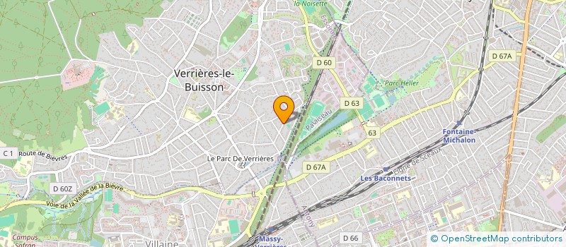 localisation de l'entreprise SCI LEGRAND GAMBETTA à VERRIERES-LE-BUISSON