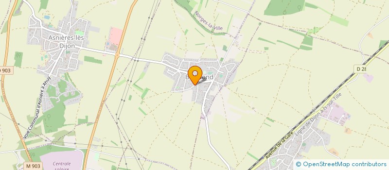 localisation de l'entreprise SCI LEGRAND LC  RUFFEY-LES-ECHIREY