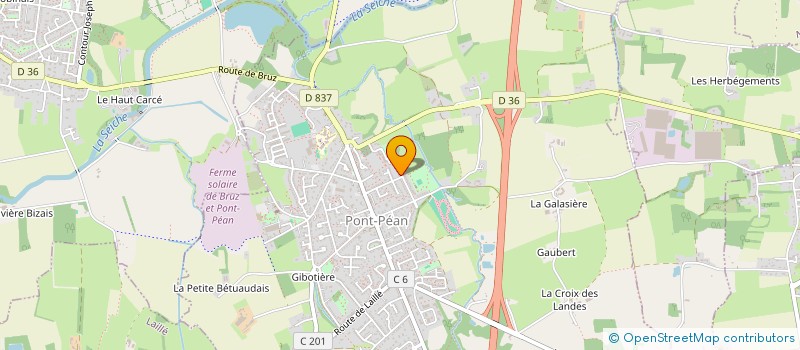 localisation de l'entreprise SCI LEGRAND-LIMBOUR  PONT-PEAN