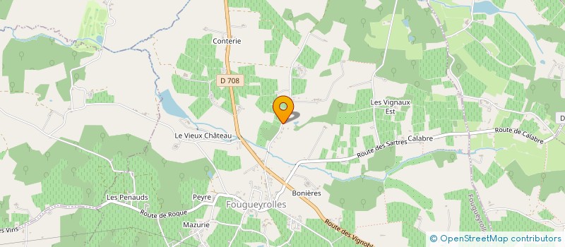 localisation de l'entreprise SCI LEGRAND MATHIEU  FOUGUEYROLLES