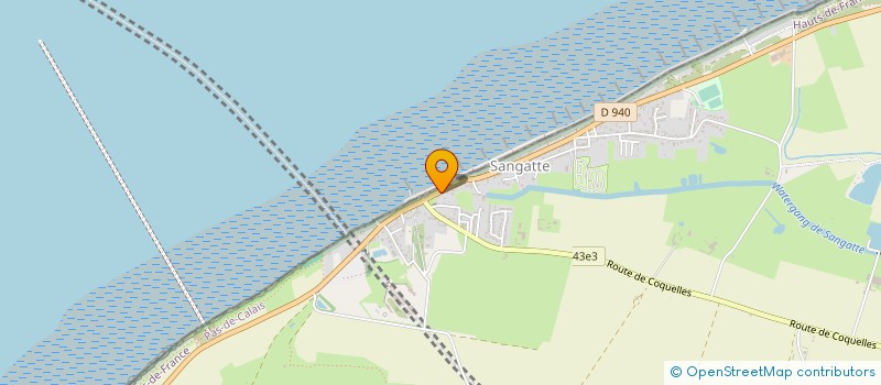 localisation de l'entreprise SCI LEGRAND PERE ET FILS  SANGATTE